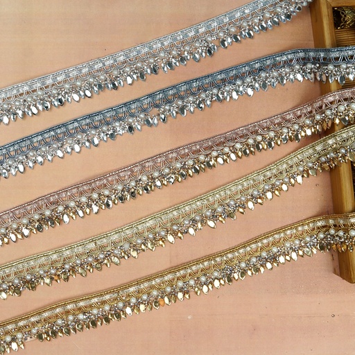 Stick On Fancy Kundan Lace