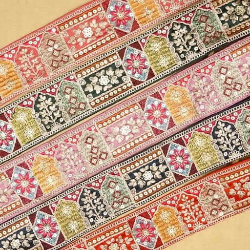 Fancy Sequence Embroidery Lace