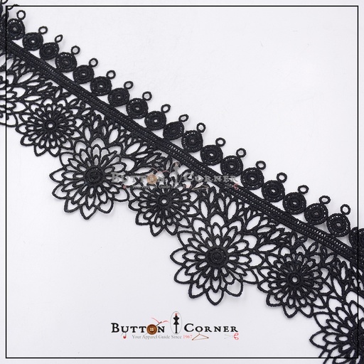 One Side Border Shuttle Lace