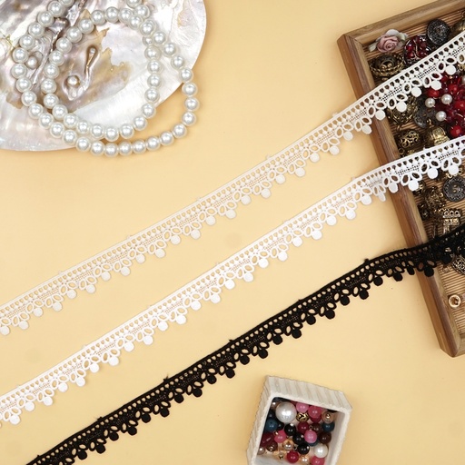 One Side Border Shuttle Lace