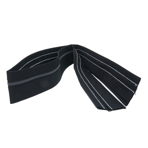 [NY-WB0325HZ-5.5 BLK] Woven Waistband With Rubber Grip