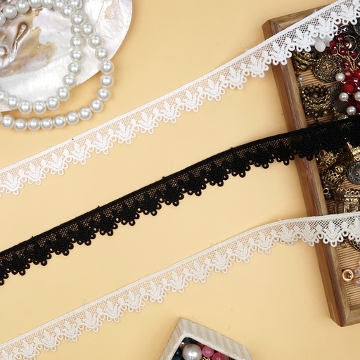One Side Border Shuttle Lace