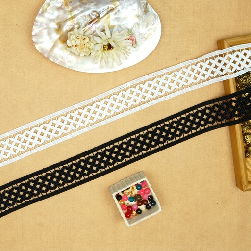 Double Side Border Shuttle Lace