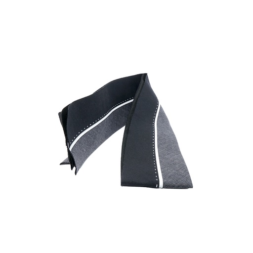 [NY-WB0822BJ GREY] Grey & Black Interlining Waistband Tape