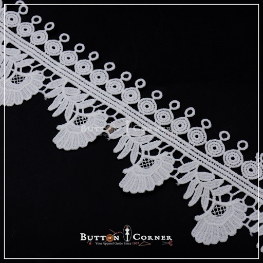 One Side Border Shuttle Lace