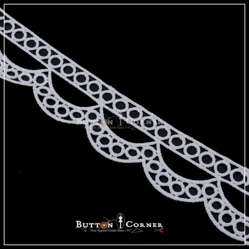 One Side Border Shuttle Lace