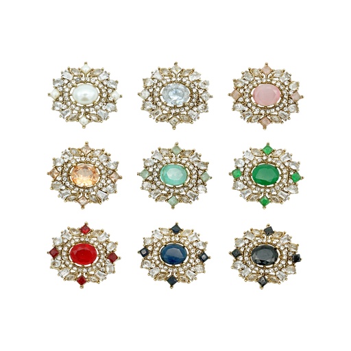 Fancy Kundan Button