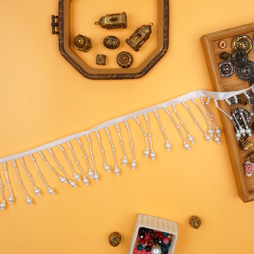 Crystal Tube Design Pearl Hanging Lace