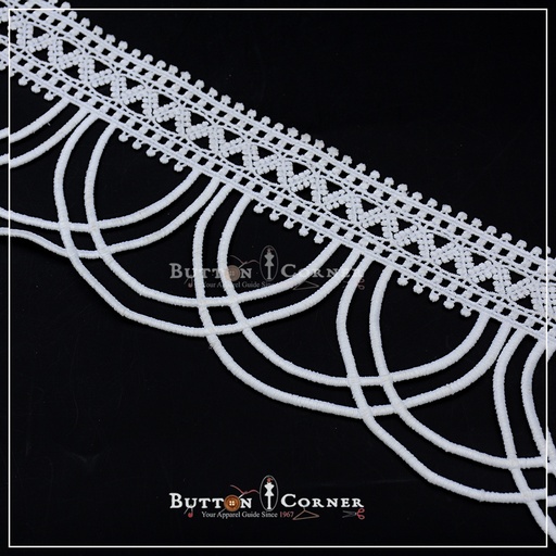 One Side Border Shuttle Lace