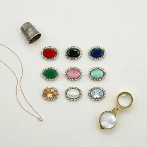 Fancy Kundan Button
