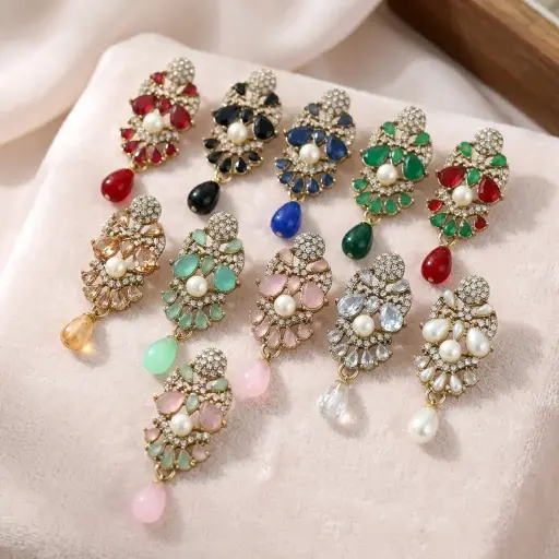 Fancy Kundan Button