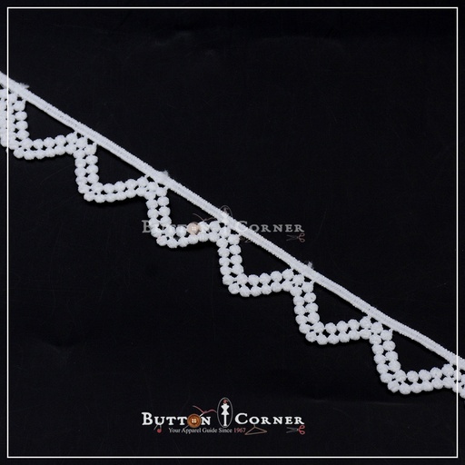 One Side Border Shuttle Lace