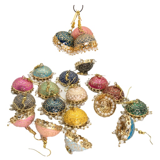 Round Shape MeenaKaar Jhumki