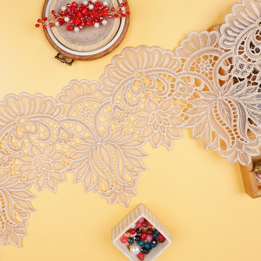 One Side Border Organza Lace
