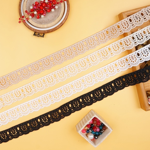 One Side Border Organza Lace