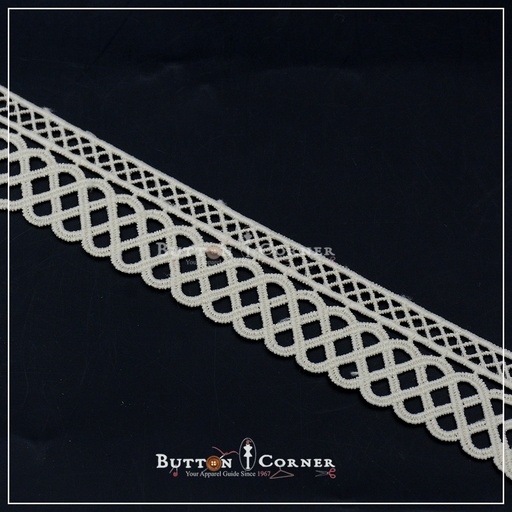 One Side Border Shuttle Lace