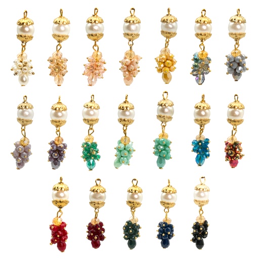Fancy Crystal Pearl Tassel