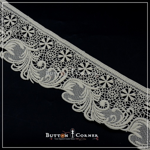 One Side Border Shuttle Lace