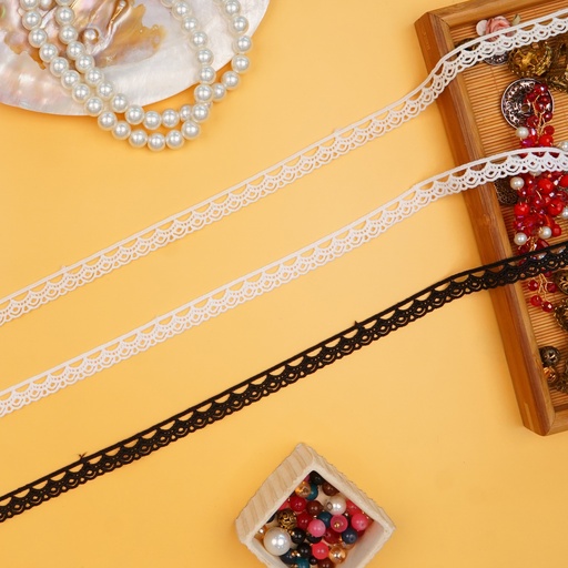 One Side Border Shuttle Lace