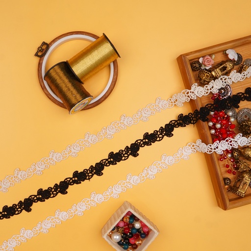 Flower Design Shuttle Lace