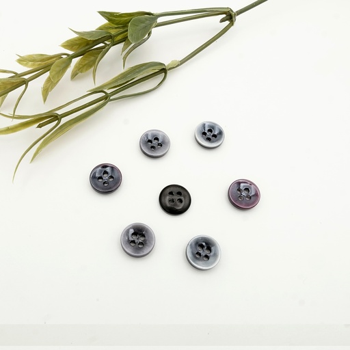 Ceramic Coated Deep 4 Hole Shirt Button