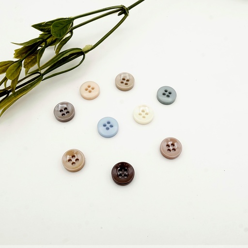 Cup Sonic Shape 4 Hole Shirt Button