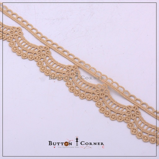 One Side Border Shuttle Lace