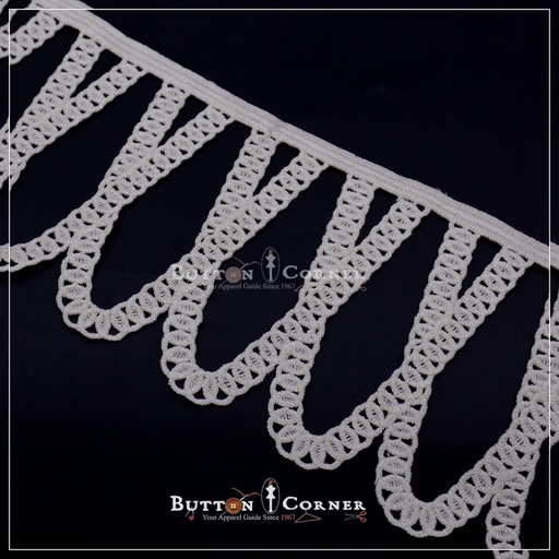 One Side Border Shuttle Lace