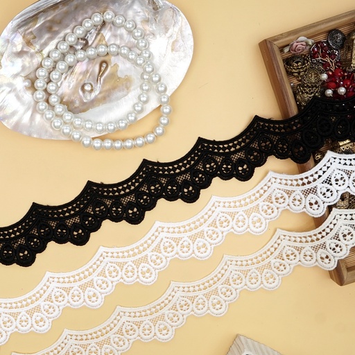 One Side Border Shuttle Lace