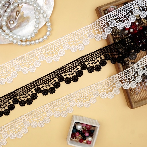 One Side Border Shuttle Lace