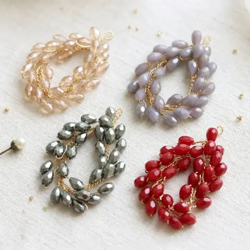 Twig Wire Bunch of Crystals Hanging