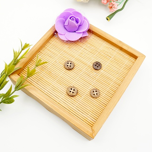 Versace Design 4 Hole Coconut Button