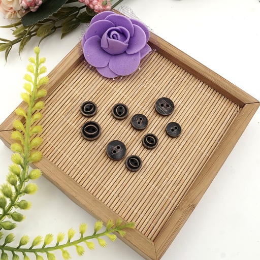 Eye Shape 2 Hole Wooden Button
