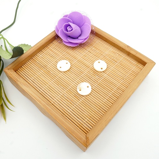 [MOPRS2H-22L] Mother Of Pearl Round 2 Side Hole Shell Button