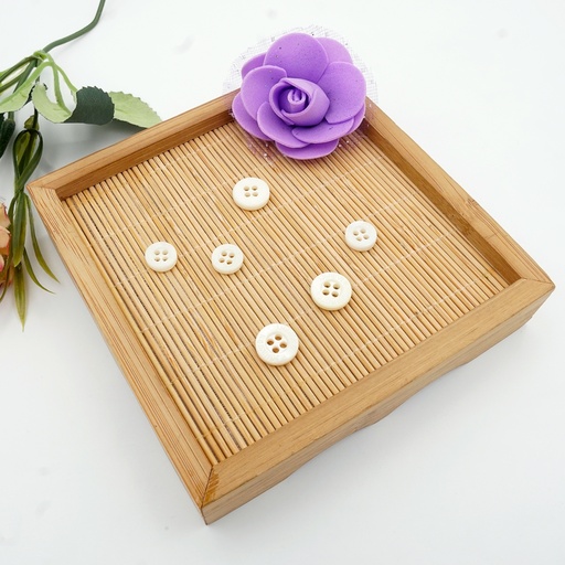 Mother Of Pearl Round 4 Hole Shell Button