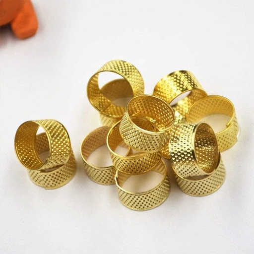[THB03 GOLD] Finger Protector Sewing Ring Thimble