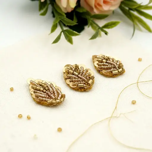 [FA730 ANTIQUE] Leaf Shape Sequence Naqshi Motif