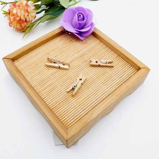 [WB176 NATURAL BROWN] Natural Wood Mini Clothes Pin