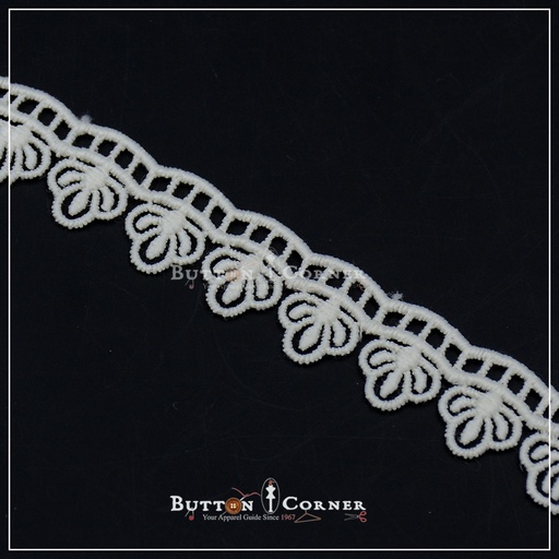One Side Border Shuttle Lace