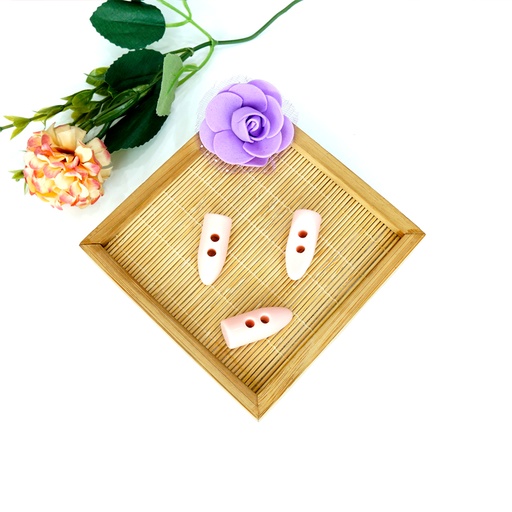 [PTB04 31mm Pink] Polyester Toggle Button