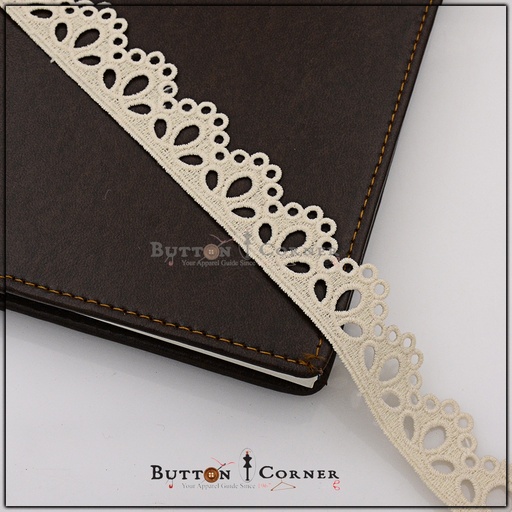 One Side Border Shuttle Lace