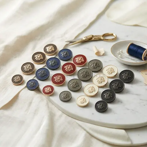 Vintage Design (H) Logo Suiting Button