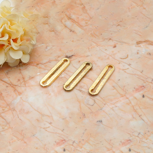 [FA629 GOLD] Long Oval Connector Pendant