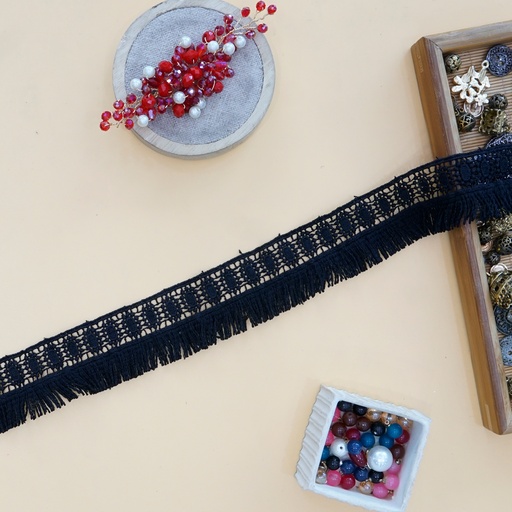 [D396 BLACK] Hanging Shuttle Lace