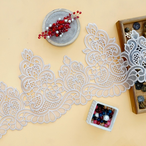 One Side Border Organza Lace