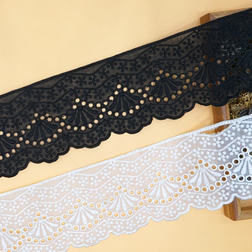 One Side Border Organza Lace