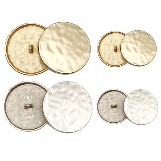 Classic Hollow Back Oversized Metal Shank Button