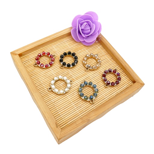 Gold Plated Circular Bar Fancy Button