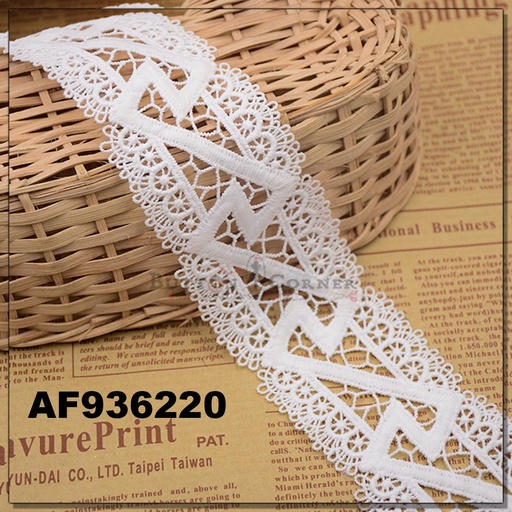 Double-Side Border Shuttle Lace