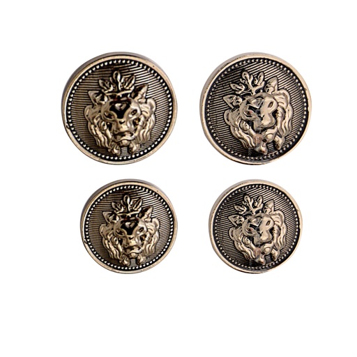 Versus Lion Metal Suiting Button